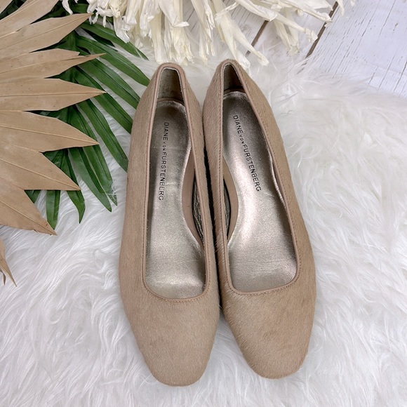 Diane Von Furstenberg Shoes - Diane Von Furstenberg Calf Hair Ballet Flats